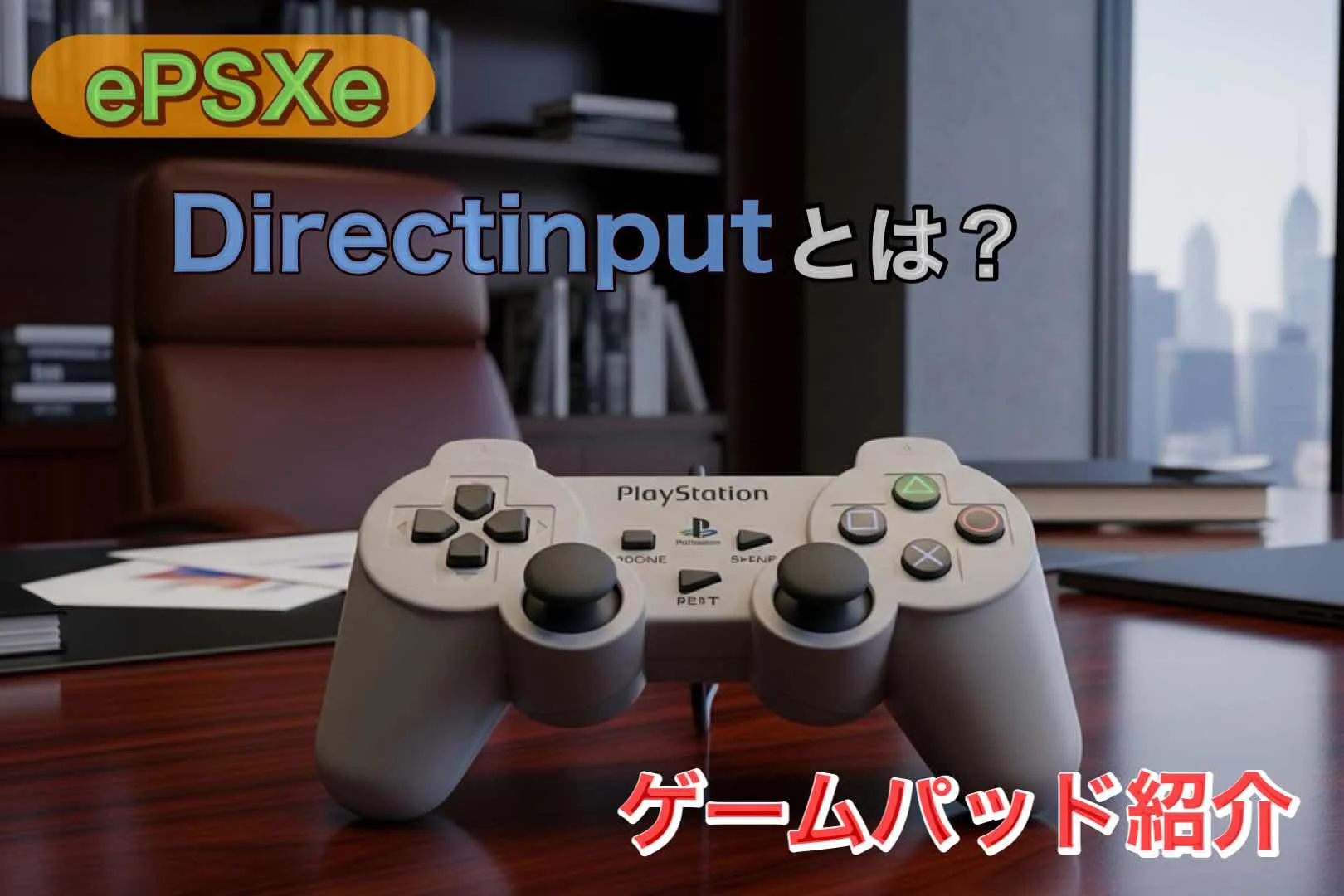 【PS1エミュレータ】DirectInputとは？おすすめゲームパッドも紹介【ePSXe】