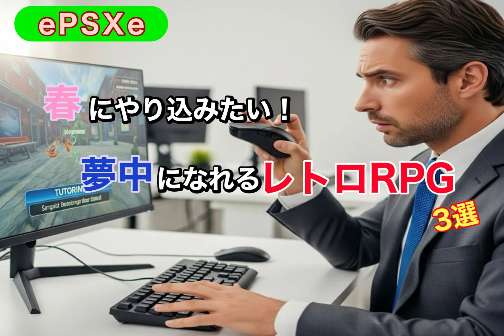 【ePSXe】春にやりこみたい!夢中になれるレトロRPG3選【PS1エミュレータ】