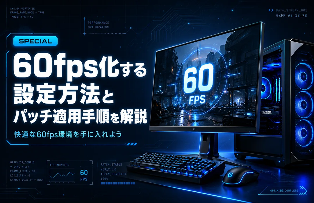 【PCSX2】60fps化する設定方法とパッチ適用手順を解説【2026年最新版】